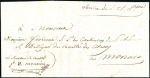 Stamp of Colonies françaises » Monaco Rare marque POLICE DES CITRONS au dos d'une lettre