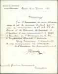 Stamp of Colonies françaises » Monaco 1899 Marque bleue "Service de SAS Mgr LE PRINCE DE