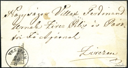 Stamp of Hungary AUSTRIA USED IN HUNGARY - 1850 ISSUE

VESZPRIM B