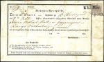 Stamp of Hungary REKO-BRIEF MIT ZUGEHÖRIGEN RETURRECEPISSE NACH WÜR