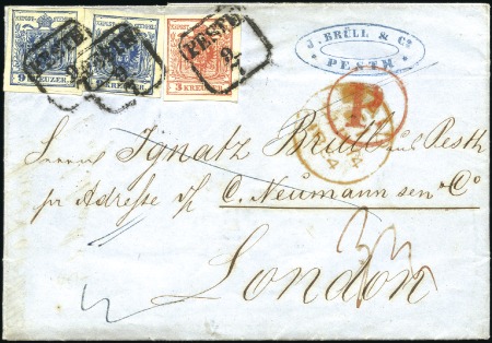 Stamp of Hungary POST NACH GROSSBRITANNIEN - DESTINATION GREAT BRIT