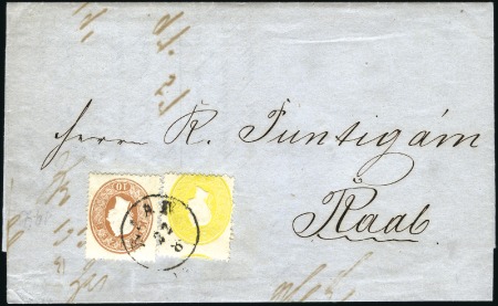 Stamp of Hungary Ortsbriefe - Local Letters

10kr braun + 2Kr gel