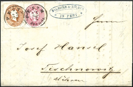 Stamp of Hungary AUSGABENMISCHFRANKATUR - MIXED ISSUE FRANKING
186