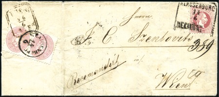 Stamp of Hungary FARBENGLEICHE AUSGABENMISCHFRANKATUR -  MIXED ISSU