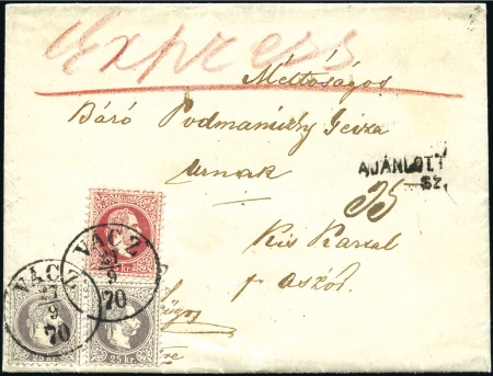 Stamp of Hungary EXPRESSGEBÜHR FÜR ZUSTELLUNG AUSSERHALB DES  LOKAL