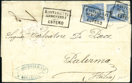 Stamp of France Rarissime cachet BASTIMENTI MERCANTILI - ESTERO su