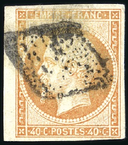 Stamp of France Rarissime petite grille de Naple, en réalité de Ca