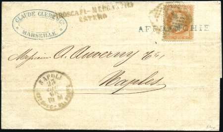 Stamp of Auction catalogues 40c Lauré obl. rectangle de points 184 et griffe A