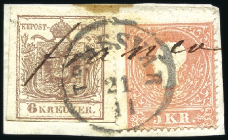 Stamp of Hungary AUSGABENMISCHFRANKATUR
5Kr rot Type I in Kombinat