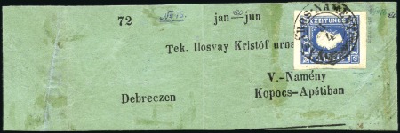 Stamp of Hungary 1858 Zeitungsmarken - 1858 Newspaper Stamps

1.0
