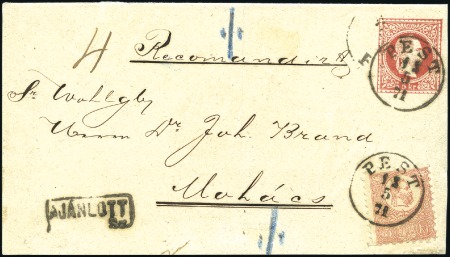 Stamp of Hungary AUSGABENMISCHFRANKATUR MIT GLEICHEN FARBEN
5Kr ro