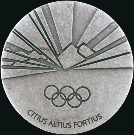 Stamp of Olympics 2006 Turin medallion in pewter, proposed as the at