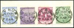 Stamp of South Africa » Vrybrug 1899 1/2d on 1/2d to 2 1/2d on 2 1/2d set of four tied