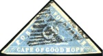 Stamp of South Africa » Cape of Good Hope COLLECTIONS: 1853-64, Triangulars selection of 19 