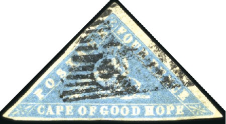 Stamp of South Africa » Cape of Good Hope COLLECTIONS: 1853-64, Triangulars selection of 19