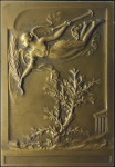 Stamp of Olympics » 1906 Athens 1906 Athens plaque in bronze by Vennier depicting 