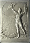 Stamp of Olympics » 1906 Athens 1906 Athens plaque in silvered bronze by Vennier d