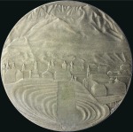 Stamp of Olympics 1976 Innsbruck participation medal in original cas