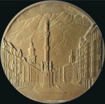 Stamp of Olympics 1964 Innsbruck participation medal, some minor oxi