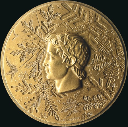 Stamp of Olympics 1968 Grenoble participation medal in bronze, incl.