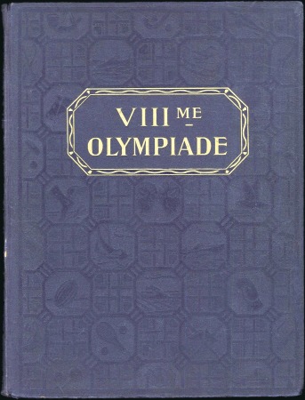 Stamp of Olympics » 1924 Paris » Memorabilia 1924 Paris/Chamonix official report, very fine