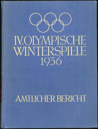 Stamp of Olympics » 1936 Garmisch-Partenkirchen 1936 Garmisch-Partenkirchen official report, fine