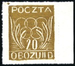 Stamp of Olympics » 1944 Polish P.O.W. Camps 1944 Gross Born POW Camp Olympic stamps incl. 10pf