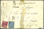 Stamp of France 1928 ILE DE FRANCE: 10F sur 90c +1F50 Pasteur sur 
