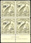 Stamp of New Guinea 1932-34 Airmail 1/2d to £1 set in lower margin imp