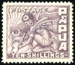 Stamp of Papua 1932-40 Pictorial set 1/2d to £1, each overprinted