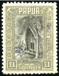 Stamp of Papua 1932-40 Pictorial set 1/2d to £1, each overprinted