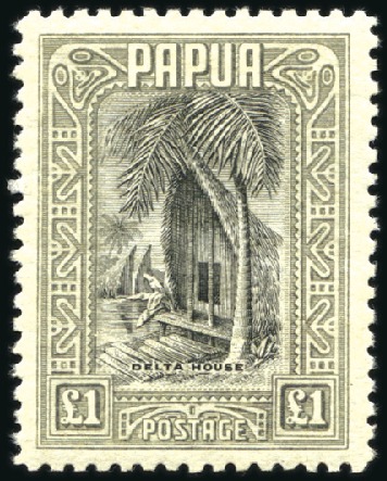 Stamp of Papua 1932-40 Pictorial set 1/2d to £1 complete fine min