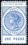 Stamp of Australia » South Australia COLLECTIONS: 1886-1911, High values range from 188