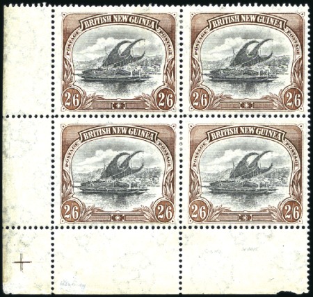 Stamp of Papua 1901-05 Lakatoi wmk. horizontal 1/2d to 1s, plus w