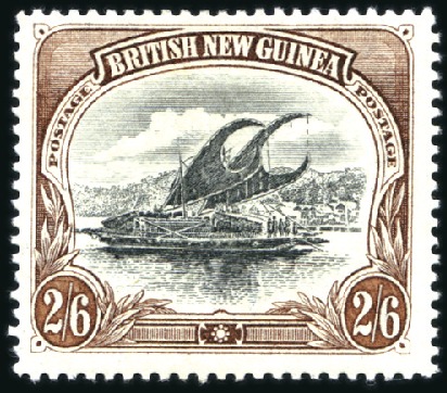 Stamp of Papua 1901-05 Lakatoi wmk vertical 2s6d, thin paper comb