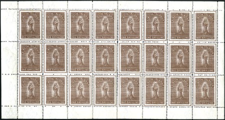 Stamp of British Virgin Islands 1887-89 1d red, 1d rose, 1d rose-red, 4d chestnut,
