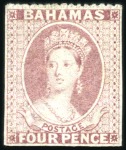 Stamp of Bahamas COLLECTIONS: 1861-77, Small mint/unused selection 
