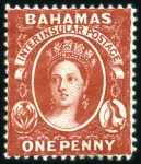 Stamp of Bahamas COLLECTIONS: 1861-77, Small mint/unused selection 