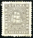 Stamp of British Guiana 1860-1966, Collection of mint and used with better