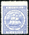Stamp of British Guiana 1860-1966, Collection of mint and used with better