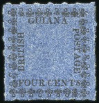 Stamp of British Guiana 1862 Provisional mint/unused selection incl. 1c ro