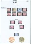 Stamp of Egypt CAIRO: Specialized collection neatly presented on 