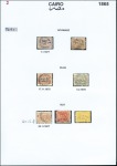 Stamp of Egypt CAIRO: Specialized collection neatly presented on 