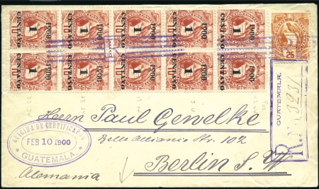 Stamp of Guatemala 1889-1953 Accumulation of covers (153) with numero