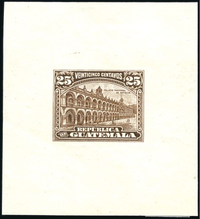 Stamp of Guatemala 1922-26 Waterlow, 1924 Lithos (Feb) and Provisiona