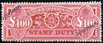 Stamp of Australia » Victoria 1897-95 "Stamp Duty" recess printed £25 bluish gre