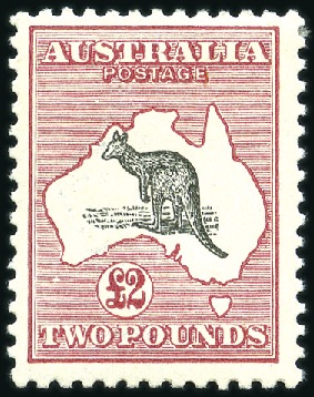 Stamp of Australia » Commonwealth of Australia 1915-27 Wmk Narrow Crown 2d to £2 mint set, fine t