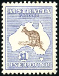 Stamp of Australia » Commonwealth of Australia 1915-27 Wmk Narrow Crown 2d to £2 mint set, fine t