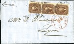 Stamp of United States 1861-66, Group of 5 covers incl. Confederate 1861 