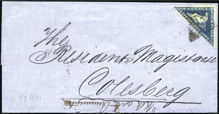 Stamp of South Africa » Cape of Good Hope COLLECTIONS: 1853-64, Triangular selection incl. 1